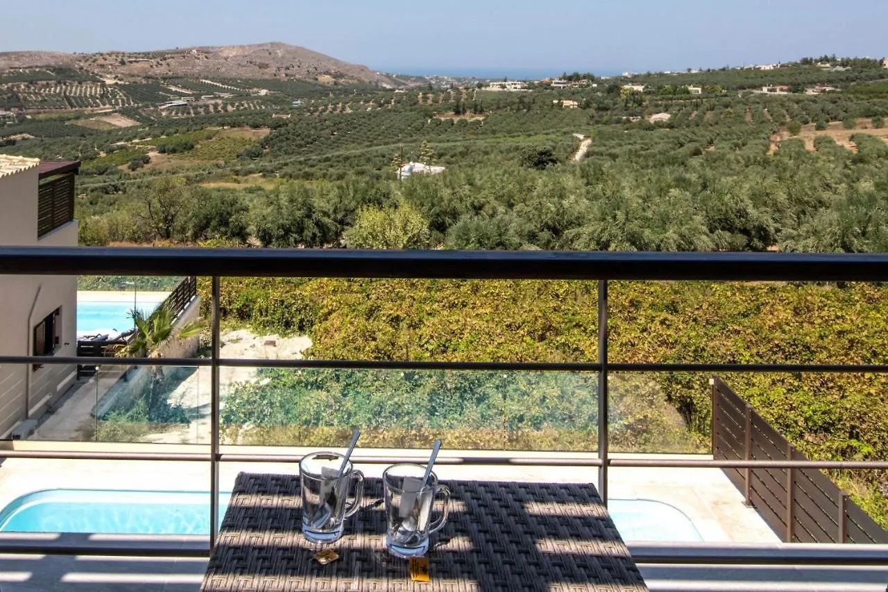 Brand New Villa Plyto - Amazing Views - Heated Pool Epano Vathia